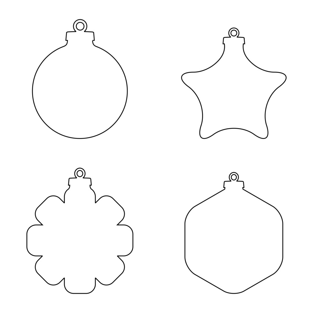 1 Best Ideas For Coloring Christmas Ornaments Printable