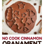 1 MINUTE CINNAMON ORNAMENT RECIPE Only 3 Ingredients NO COOKING