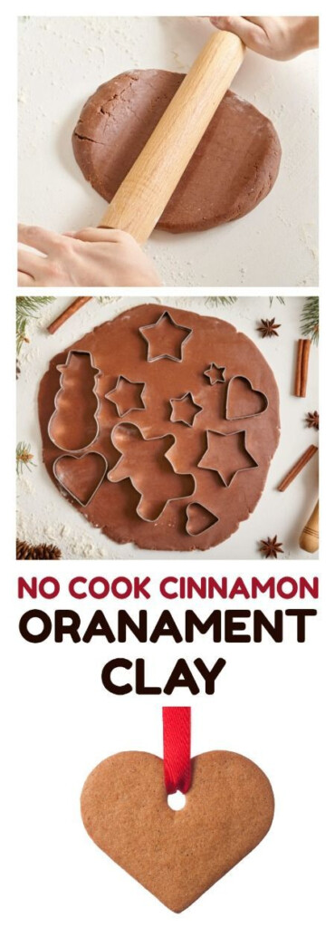 1 MINUTE CINNAMON ORNAMENT RECIPE Only 3 Ingredients NO COOKING 