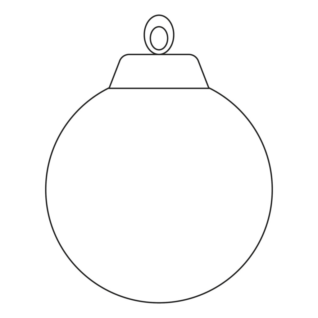 10 Best Ornament Printable Template Printablee