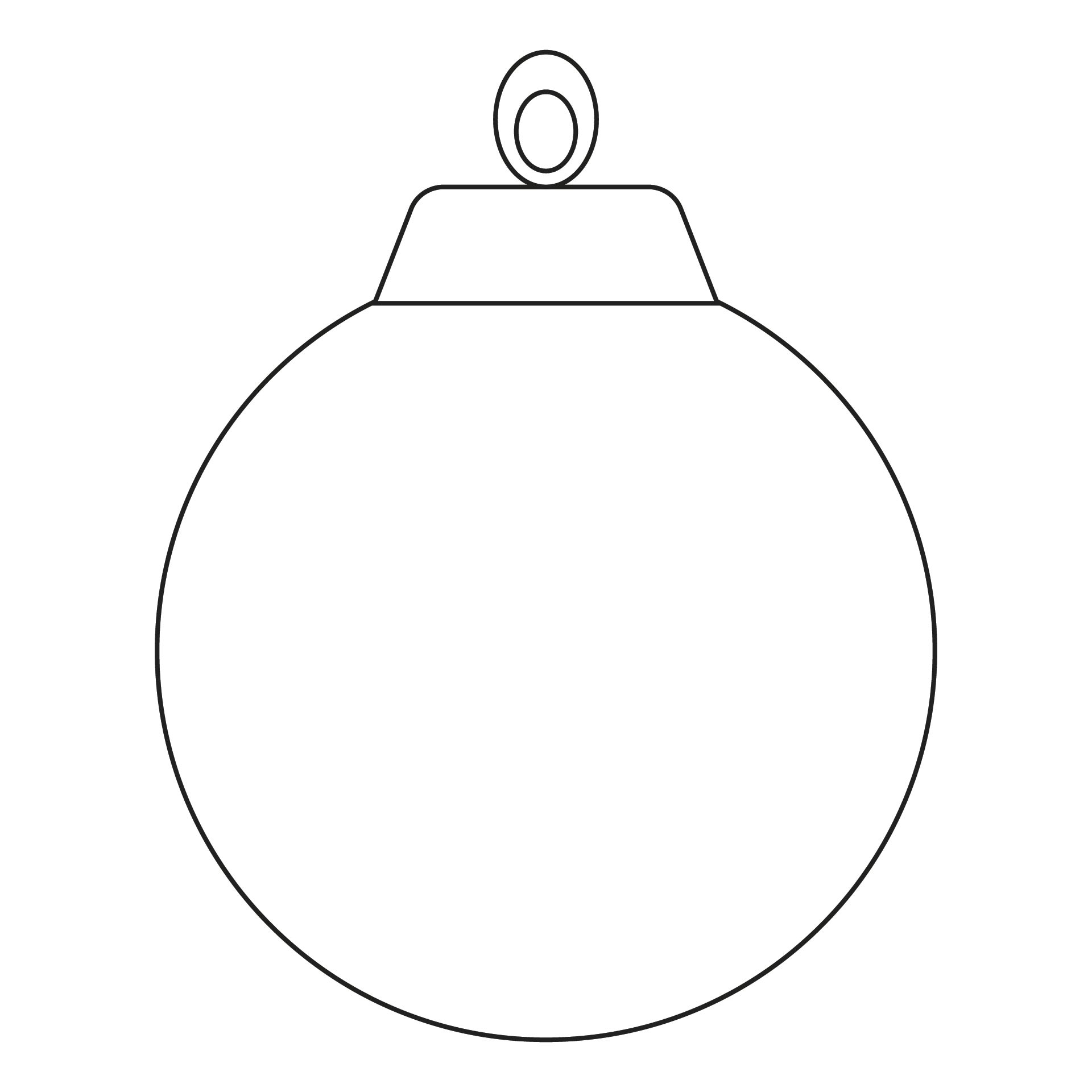 10 Best Ornament Printable Template Printablee