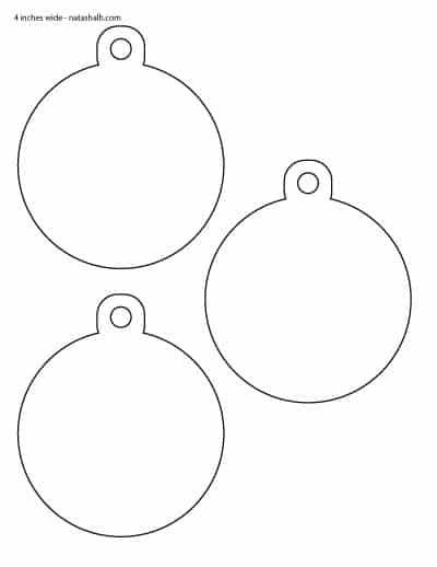 13 Free Printable Christmas Ornament Templates Christmas Ornament 