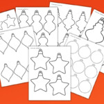 13 Free Printable Christmas Ornament Templates The Artisan Life