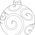 32 Best Printable Christmas Ornament Coloring Sheet AirneAdvaita