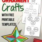 3D Paper Christmas Ornaments With Template Easy Christmas Crafts