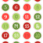 Advent Calendar Numbers Not In Order CALNDA