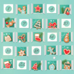 Advent Calendars Christmas Advent Calendar Ornaments Printable PDF With