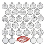Amazon Color Your Own Jesse Tree Ornaments Home Kitchen Jesse