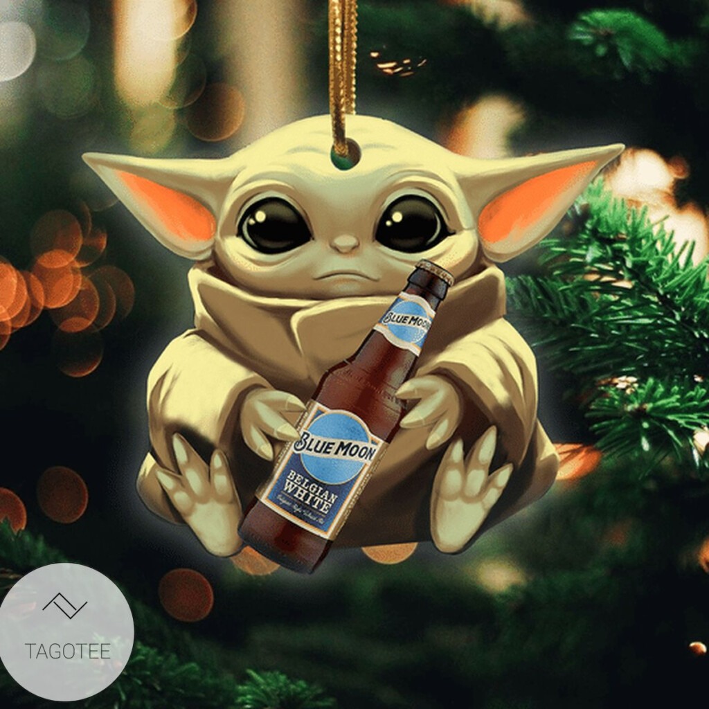 Baby Yoda Bluemoon Ornament Tagotee