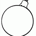 Blank Christmas Ornament Coloring Page Design Your Own Printable