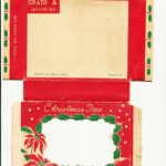 Box Template Vintage Ornaments Christmas Prints Christmas Ephemera