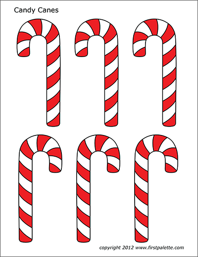 Candy Canes Free Printable Templates Coloring Pages FirstPalette