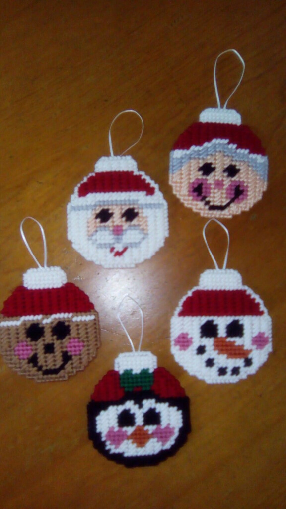 Canvas Crafts Free Printable Plastic Canvas Christmas Ornament Patterns 