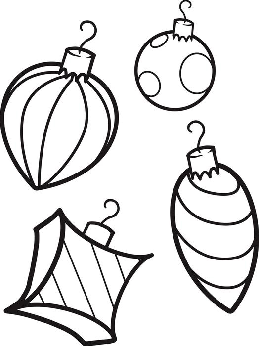 Christmas Ornament Coloring Pages Best Coloring Pages For Kids