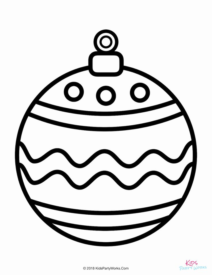Christmas Ornament Coloring Pages Printable Christmas Coloring Pages 