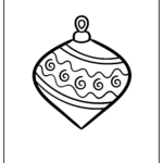 Christmas Ornament Colouring Pages