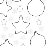 Christmas Ornaments Coloring Page Mama Likes This