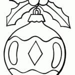 Christmas Ornaments Coloring Pages Coloring Pages Coloring Home