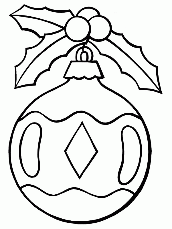 Christmas Ornaments Coloring Pages Coloring Pages Coloring Home