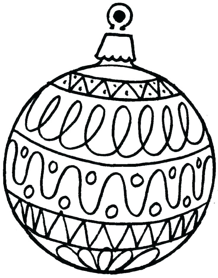 Christmas Ornaments Coloring Pages Printable At GetDrawings Free Download