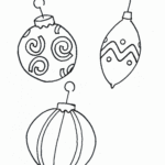 Christmas Ornaments Coloring Pages Printable Coloring Home