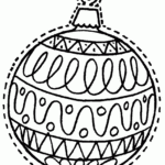 Christmas Ornaments Coloring Pages Printable Coloring Home