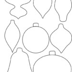 Christmas Ornaments Templates PDF Instant Download DIY Christmas