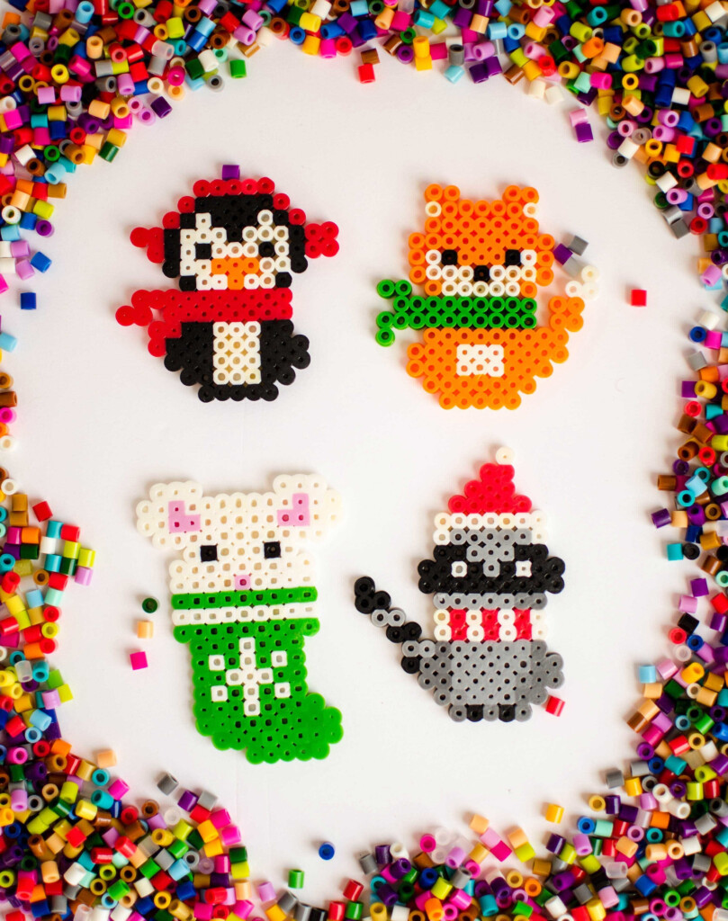 Christmas Perler Bead Patterns Perler Bead Ornaments Pattern 