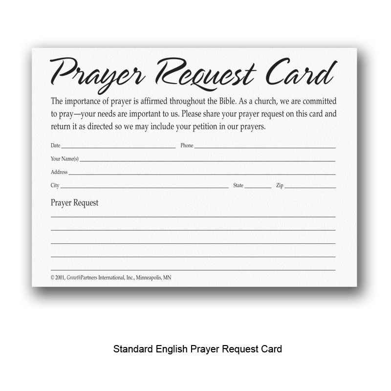 Church Prayer List Template Flyer Template