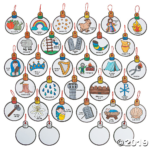 Color Your Own Jesse Tree Ornaments Jesse Tree Ornaments Jesse Tree