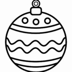 Coloring Page Christmas Ornaments AlannateWest
