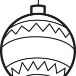 Coloring Printable Christmas Ornament Printable Christmas Ornament