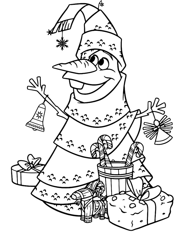 Cool Frozen Disney Christmas Coloring Pages 2022 CFJ Blog