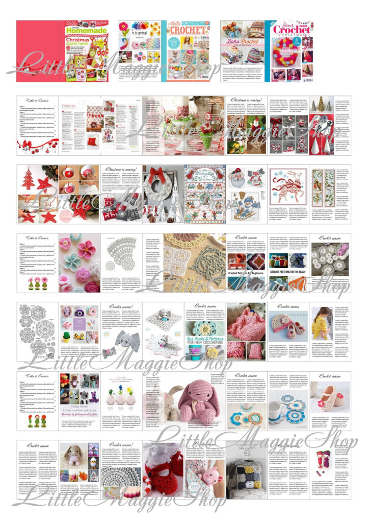 Crafts Magazines With Pages Dollhouse Miniatures Printable Etsy In 