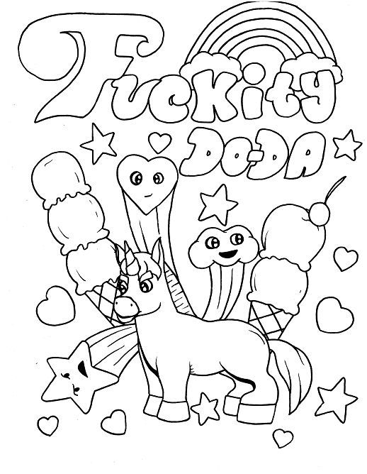Curse Word Coloring Pages Free Printable At GetDrawings Free Download