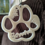 Customizable Paw Print Ornaments Melteq 3D