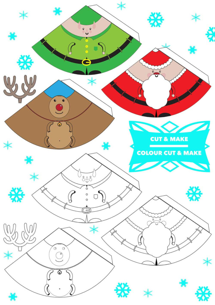 Cut Out Christmas Paper Crafts Printable