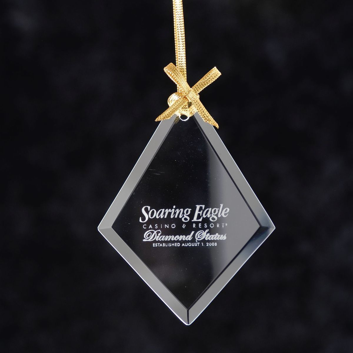 Diamond Jade Glass Ornament Corporate Specialties