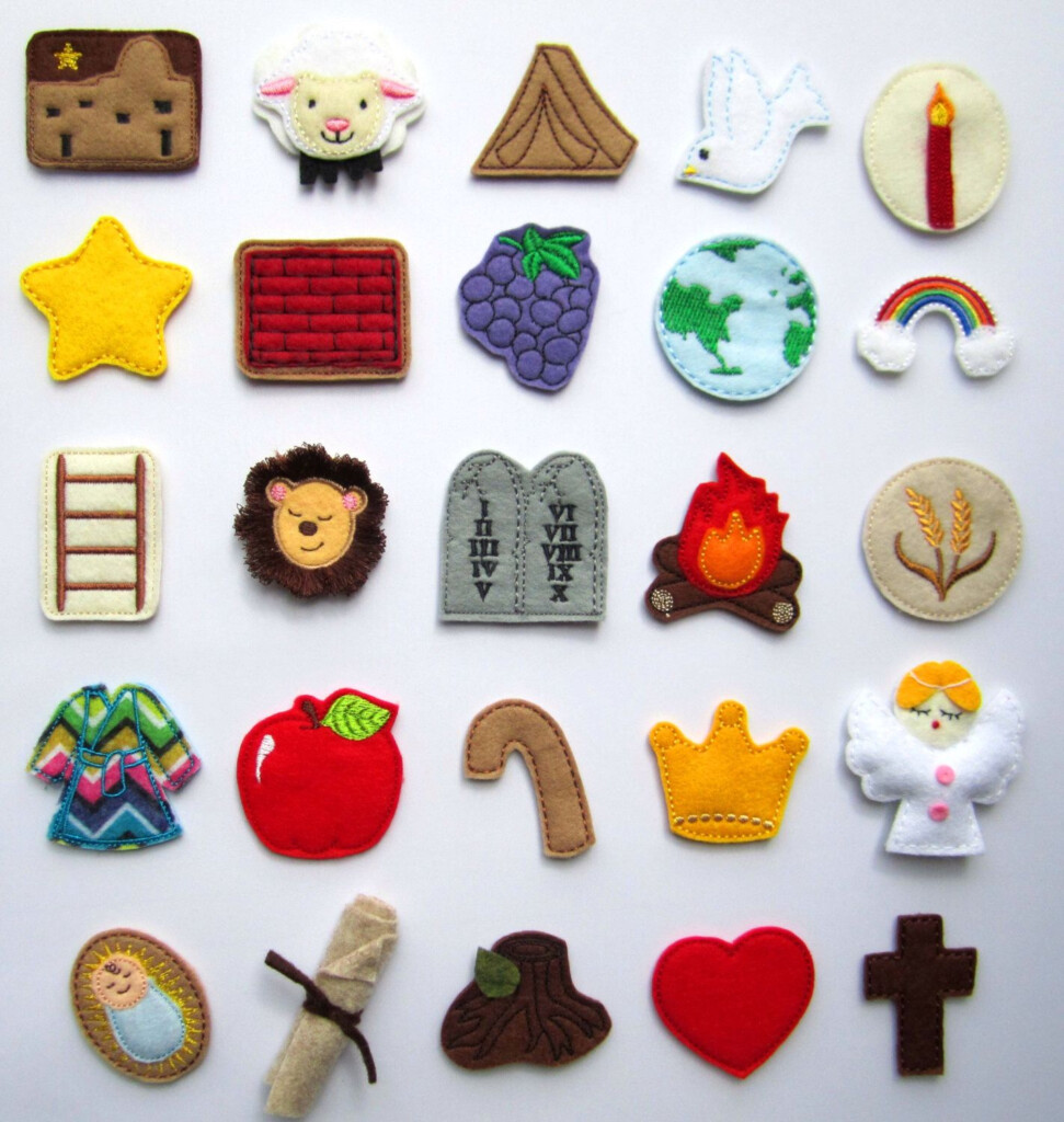 DIY Jesse Tree Ornaments Jesse Tree 25 Ornaments Felt Ornaments 