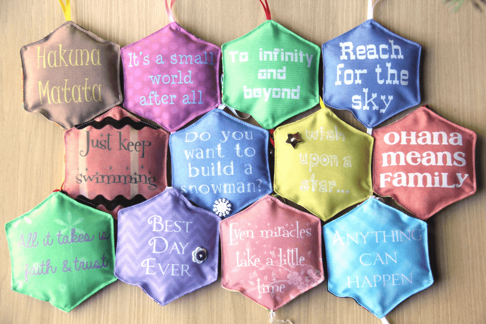 DIY Movie Quote Disney Ornaments Undercover Tourist