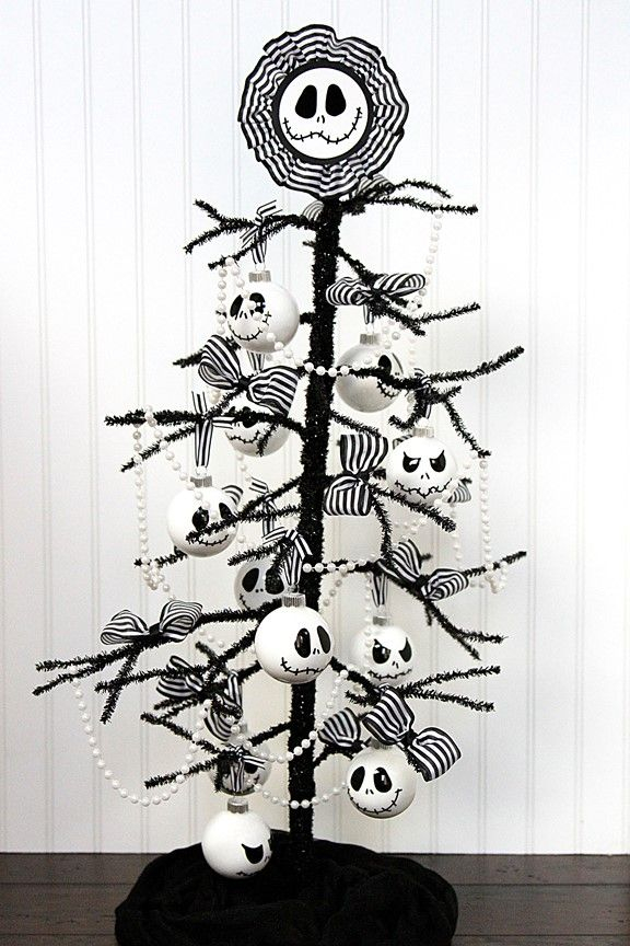 DIY Nightmare Before Christmas Tree Nightmare Before Christmas 