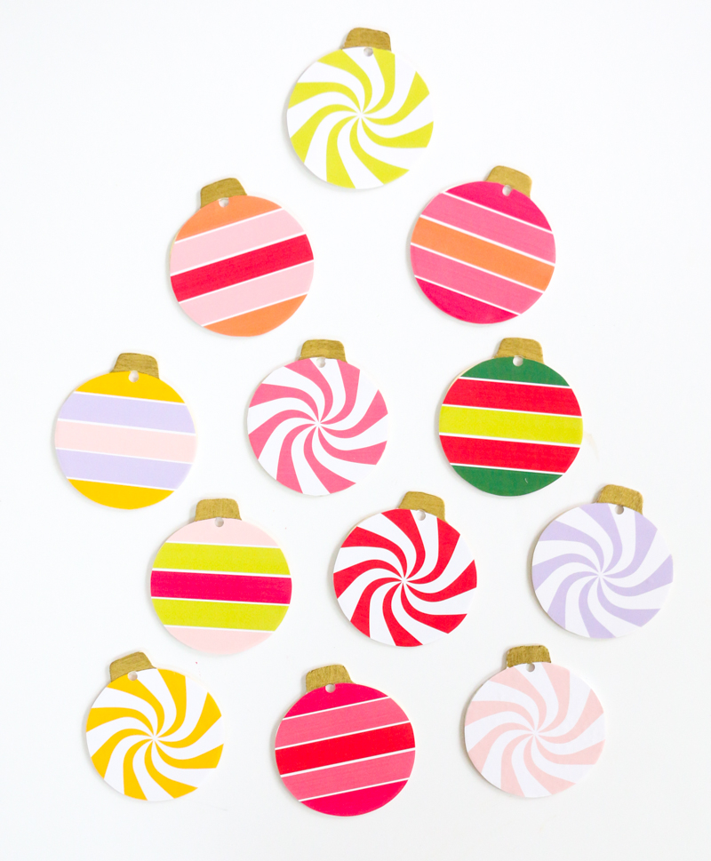 DIY Patterned Ornaments With Printable Vinyl A Kailo Chic Life
