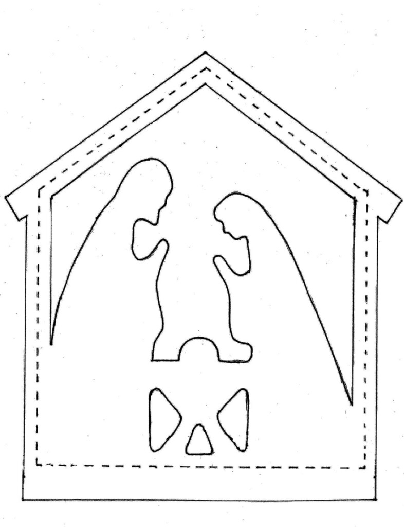 Diy Silhouette Nativity Templates Template Templates Nativity 