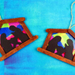 DIY Stained Glass Nativity Ornament Nativity Ornaments Holiday