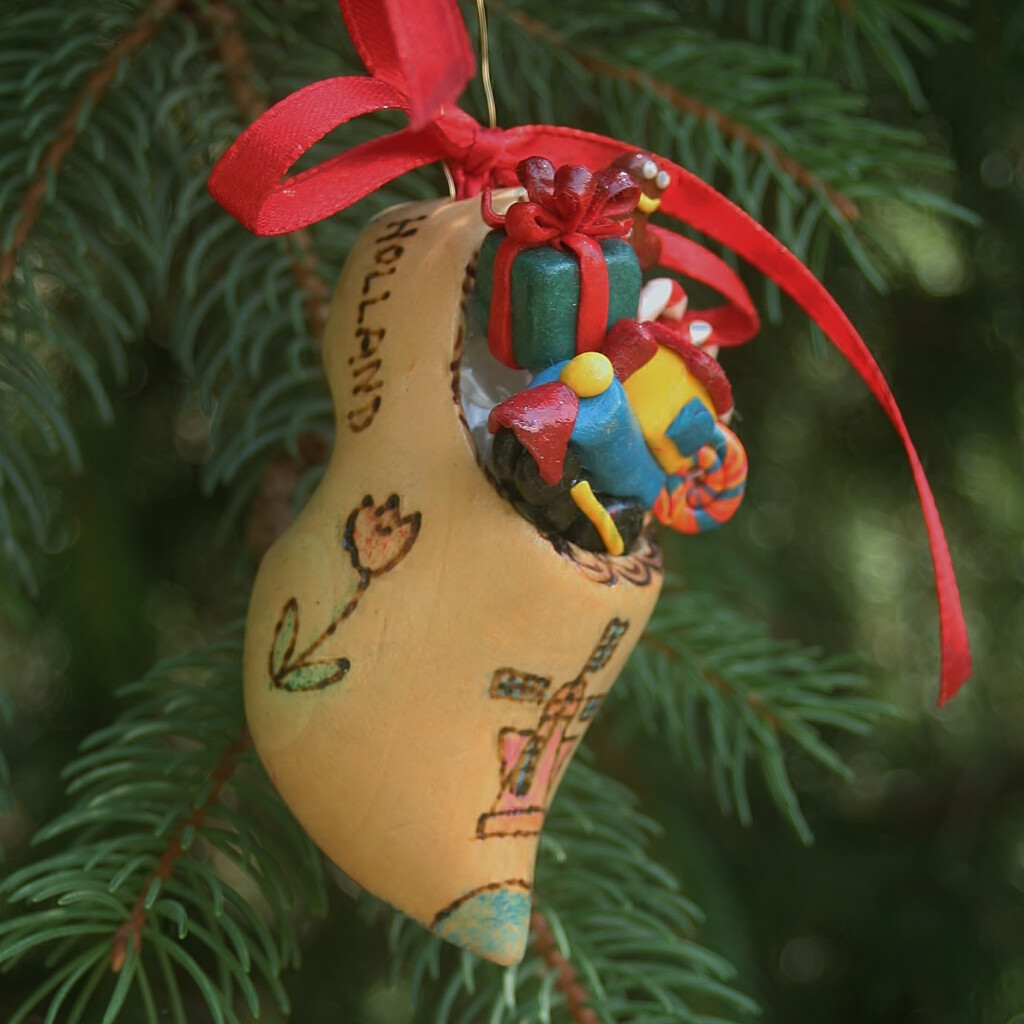 Dutch Wooden Shoe Christmas Ornament Homemade Christmas Ornaments