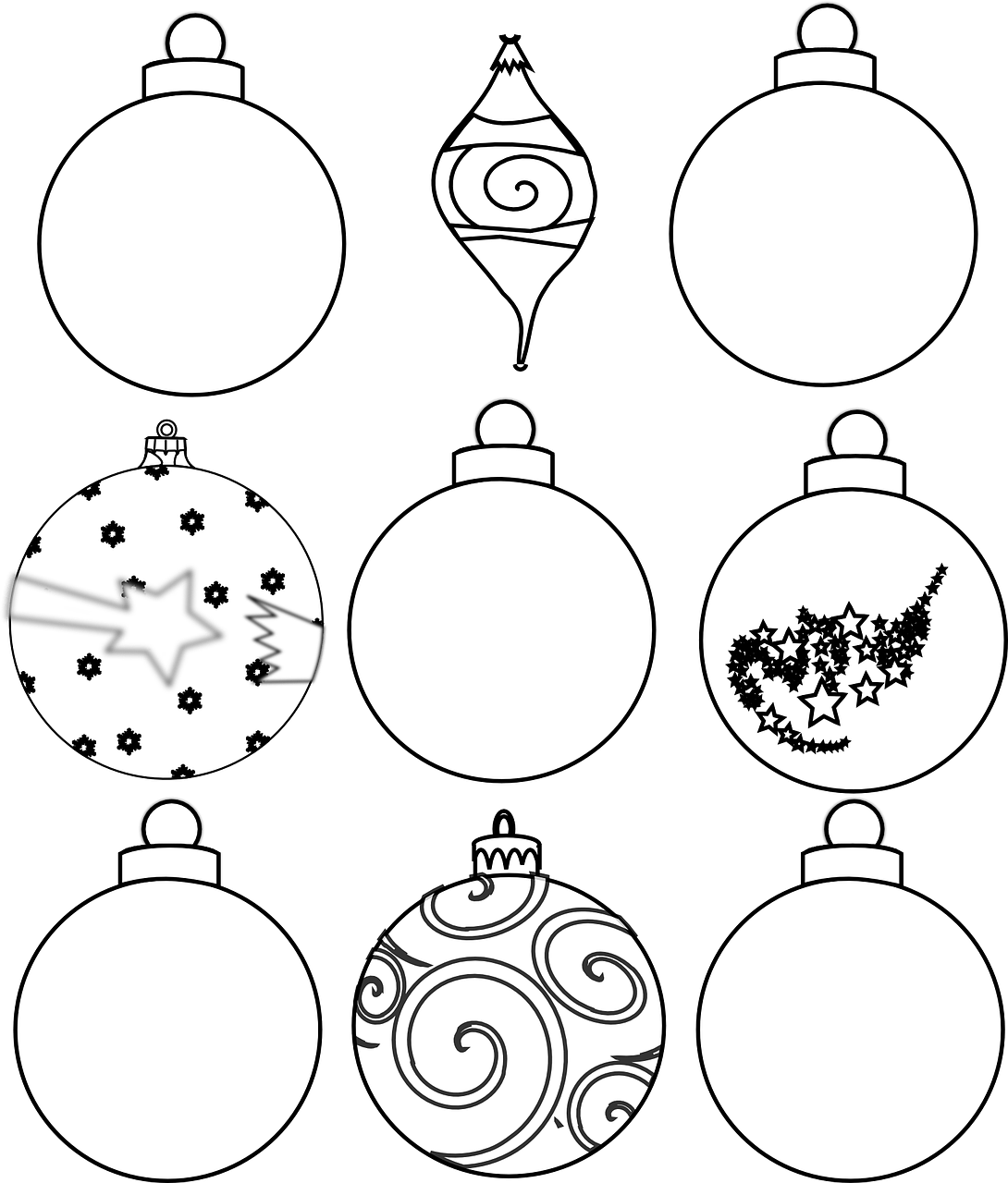 Evaliliana elrn Printable Christmas Ornaments
