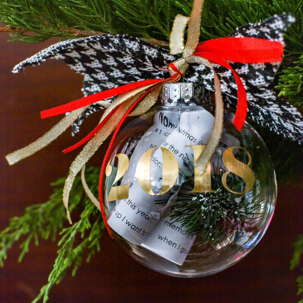 Family Christmas Memories Stored In A Handmade Time Capsule Ornament 