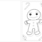 Foldable Coloring Printable Christmas Cards