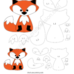 Fox Pattern Freddy Free Pattern Tutorial Craft Passion Felt