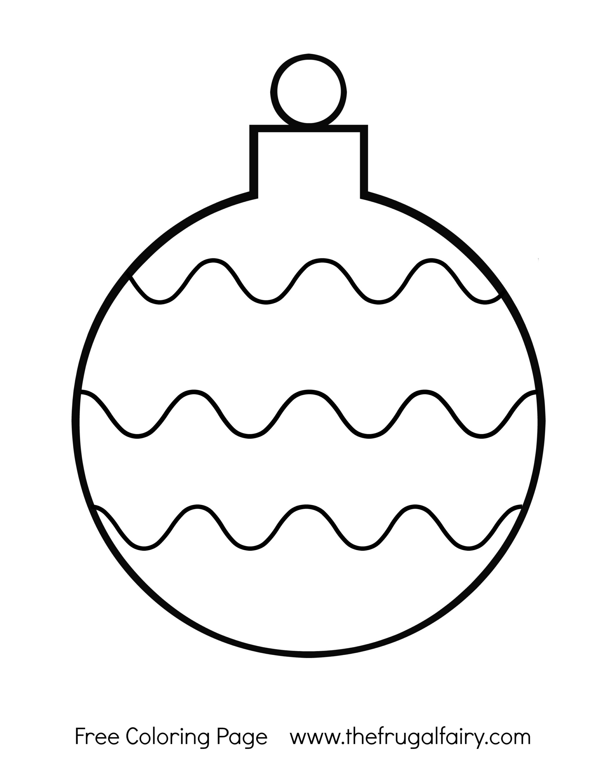 Free Christmas Ornament Coloring Pages At GetColorings Free 